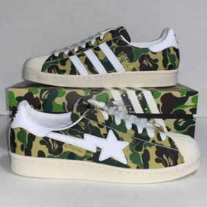 BAPE® × Adidas Originals Superstar 80s Green Camo